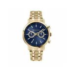 Trussardi meeste k&auml;ekell R2453147002 43mm sinise numbrilaud ja nahkrihmaga