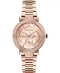 FURLA Giada naiste kvartskell WW00011006L3 38mm h&otilde;bedane roosa nahk