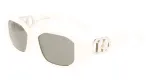 KARL LAGERFELD KL6085S-105 Naiste ruudukujulised atsetaatp&auml;ikeseprillid Must/Hall 55/18/140 mm