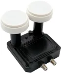 INVERTO Monoblock Twin Converter 7235 - 2 v&auml;ljundit, 0,2 dB m&uuml;rafiguur, 6&deg; samm, F-t&uuml;&uuml;p
