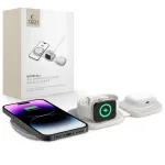 Tech-Protect QI15W-A32 3IN1 MagSafe Wireless Charging Stand Grey