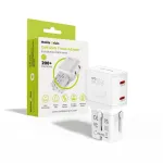 Mobile Origin 45W Reisilaadur EU/US/UK/AU PW26, Valge