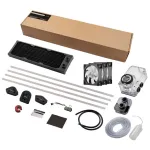 Vedelikjahutuskomplekt Phanteks EZ-Fit 360 D30-Kit 12 cm Must L&auml;bipaistev
