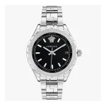 Versace V-Race naiste &Scaron;veitsi kvartskell V12020015 - 35mm roostevaba teras, safiirkristall, valge sihverplaat