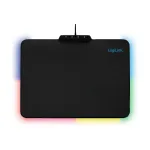 LogiLink ID0155 RGB m&auml;nguhiirematt &ndash; silikoonpind, libisemiskindel kummist alus, USB-A toitega, 36x26cm, must