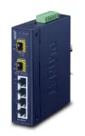 PLANET Ip30 Industrial 4-port 10/100/1000t + 2-port 100/1000