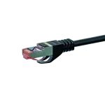 DSIT CAT 6 v&otilde;rgukaabel LSOH - S/FTP - 1 meeter - must (DC-S60-010)