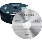 MediaRange - 25 x DVD-R - 4,7 GB (120 min) 16x - spindel (MR403)