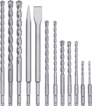 SDS-Plus puuri/peitli komplekt Einhell 12 tk p&ouml;&ouml;rdvasar 10 puuriotsakut