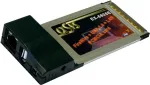 EXSYS EX-6606E CardBus 10/100 Ethernet + USB 1.1 + FireWire 400 kombineeritud adapter