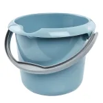 keeeper &Auml;mber tilaga 5L Mika, Nordic Blue, &Oslash;24 x 20 cm, &uuml;mmargune plastik&auml;mber t&auml;ppisvalamistilaga ja ergonoomilise k&auml;epidemega majapidamiseks, puhastamiseks ja aiat&ouml;&ouml;deks