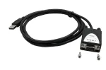 EXSYS USB 2.0 - RS-232 jadaportide adapter +5V ja LED-iga, FTDI kiibistik (EX-1311-2F-5V)