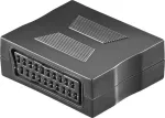 Wentronic Goobay SCART-adapter, SCART emane - SCART emane, 21-pin, must 50771