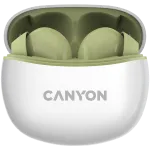 CANYON TWS-5 sissepandavad k&otilde;rvaklapid, roheline, Bluetooth 5.3, puutetundlik juhtimine, laadimissisend: USB-C