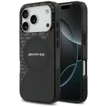 Mercedes AMG00122 AMG IML Double Layer Rhombs MagSafe &uuml;mbris iPhone 18 Pro / 17 Pro jaoks, must-punane