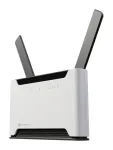 Juhtmevaba ruuter MikroTik Chateau PRO ax &mdash; kaheribaline 2,4/5 GHz, 3548 Mbit/s, PoE, 5x LAN, 2 v&auml;list antenni, hall/valge