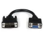 StarTech.com 8-tolline DVI-VGA kaabliadapter - DVI-I isane VGA emasele
