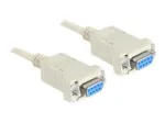 Serial Nullmodem 9 pin female auf 9 pin female 1.8 m, kaabel hall, 1,8 meetrit