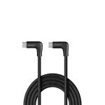 Lindy 32022 USB 3.2 Type-C &ndash; Type-C kaabel, 2 x 90&deg; nurgaga, 0,5 m