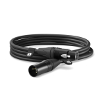 R&Oslash;DE XLR3M helikaabel 3 m XLR Must Isane kuni Emane
