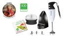 UNOLD ESGE 99205 Edition Petticoat sukelblender, 180 W, 2 kiirust, must/valge