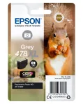 Epson Squirrel Singlepack Grey 478XL Claria Photo HD tint, suure (XL) mahutavusega, hall, pigip&otilde;hine tint, 11,2 ml, 1 tk, 200 lehek&uuml;lge