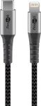 Goobay Lightning-kaabel 0,5 m USB-C Lightningule 3 A 20 V must hall
