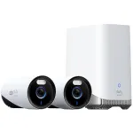 Anker Eufy eufyCam E330 (Professional) - 2 kaamera komplekt - v&otilde;rgu valvekaamera - v&auml;lialale - ilmastikukindel - v&auml;rviline (p&auml;ev/&ouml;&ouml;) - 8 MP - 3840 x 2160 - 4K - heli - Wi-Fi - 2