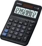 Lauakalkulaator Casio MS-20F 12-kohaline must p&auml;ikese-/patareitoide