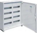 Hager FWB42S. T&uuml;&uuml;p: eraldiseisev raam, toote v&auml;rv: valge, kaitseklass (IP-kood): IP44. Laius: 550 mm, s&uuml;gavus: 161 mm, k&otilde;rgus: 650 mm