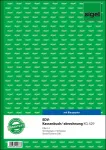 Sigel KG429 kassaraamat maksusiiniga (EDV), A4, 2 x 50 lehek&uuml;lge