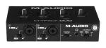 M-Audio M-Track Duo heliliides &mdash; USB 2 sisse/2 v&auml;lja, 16-bit/48 kHz, 1x XLR/TS kombosisend, 1x instrumendisisend, fantoom 48V