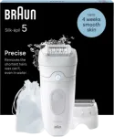 Epilaator BRAUN Silk Epil 5 5-060 &mdash; juhtmega epilaator 28 pintseti ja massaažis&uuml;steemiga