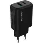 CANYON laadija OnCharge 250 25W 1xPD 1xQC EU must