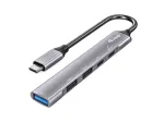 Equip 5-pordiline USB 3.0/2.0 jaotur USB-C PD-ga