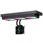 Gamemax CPU vedelikjahuti | GLACIER 360 LCD BK | Intel, AMD