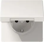 Jung Schutzkontakt-Steckdose LS 520 KL WW &mdash; LS 990 seeria, Alpinwei&szlig;, maandatud pistikupesa
