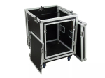 Flight case Roadinger 3010999N vineer Must H&otilde;bedane 27.4 kg