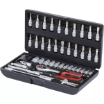 KS Tools 911.0646 1/4 padrunite komplekt, 46 tk