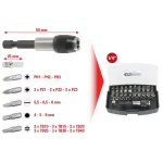 Kruvikeeramisotsikute komplekt KS Tools 911.2060 32 tk