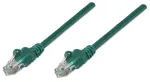 Intellinet 326001 v&otilde;rgukaabel, Cat5e, U/UTP, RJ45, vormitud, takerdumiskindel, 20 m, roheline
