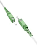 Goobay 59593 fiiberoptiline kaabel 0,5 m SC/APC FTTH OS2 valge (59593)
