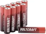 VOLTCRAFT Industrial LR03 Micro (AAA)-patarei leelis-mangaan 1350 mAh 1,5 V 10 tk (VC-14066390)