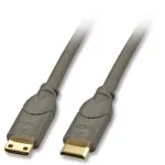 Lindy 0.5m HDMI CAT2 HDMI kaabel HDMI Type C (Mini) Must