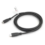 EQUIP USB 2.0 USB-C to USB-C kaabel M/M 0,3 m PD 60 W, 0,48 Gbit/s, nikkeldatud kontaktid, must