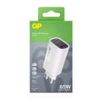Vahelduvvoolulaadija GP patareid GaN PD 65W USB-C liigpingekaitsega