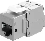 Goobay Keystone-Module RJ45 CAT 6A, STP, &otilde;huke, helehall (77946)