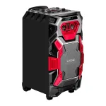 Leicke DJ ROXX TROLLEY PRO kaasaskantav PA-k&otilde;laris&uuml;steem Bluetoothiga, 100W RMS, 10-tolline bassik&otilde;lar, LED-tuled, k&auml;ru, mikrofon, kaugjuhtimispult