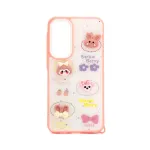 iLike Samsung Galaxy A55 Epoxy Cartoon Cover White Pink