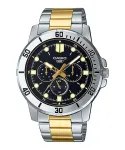 CASIO MTPVD300SG1EU Meeste Analoog Kvartskell 45mm Roostevaba Teras Kahetooniline H&otilde;be/Kuld